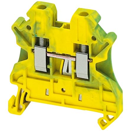 Schneider Electric 2-Way DIN Rail Earth Terminal Block, 2.5mm², Screw, Polyamide 66 Housing, ATEX