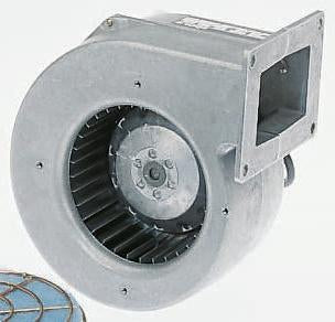 ebm-papst G4E180 Series Centrifugal Centrifugal Fan, 230V ac, 910 m³/h, AC Operation 332 mm x 296mm x 183 mm