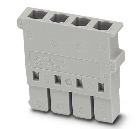 Phoenix Contact CP 2.5-4L Series Connector Housing for Use with PCC or HCC Plug housing