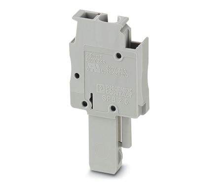 Phoenix Contact SPB 2.5/1-L Series Pluggable Terminal Block, 3043103