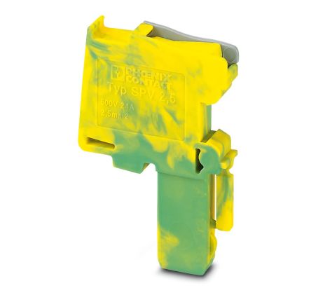 Phoenix Contact SPV Series Terminal Plug, 1-Way, 12AWG, 28 AWG Wire, 24A Spring Cage
