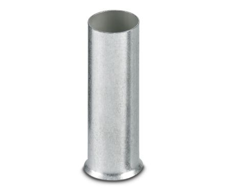 Phoenix Contact, A 50 -32 Insulated Bootlace Ferrule, 32 mm Pin Length, 10.3 mm Pin Diameter, Silver to 1 AWG Wire Size