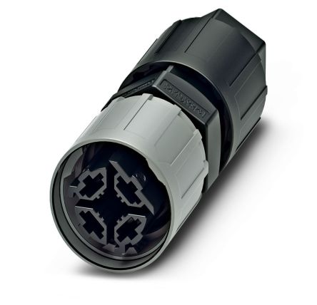 Phoenix Contact Circular Connector, 4 Contacts, Cable, 6 to 10 mm² Connector, Plug, Socket, Female, IP66, IP68, IP69K,