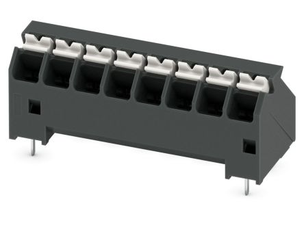 Phoenix Contact SPTA-THR Series PCB Terminal Block, 8-Contact, 3.81 mm Pitch, 1 Row, 1071185