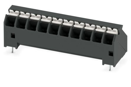 Phoenix Contact SPTA-THR Series PCB Terminal Block, 10-Contact, 3.81 mm Pitch, 1 Row, 1071187