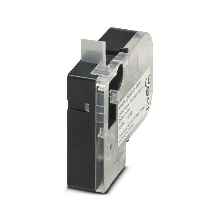 Phoenix Contact Black on Silver Label Printer Tape, 8 m Length, 14 mm Width, 8 m Label Length, 12 mm Label Width