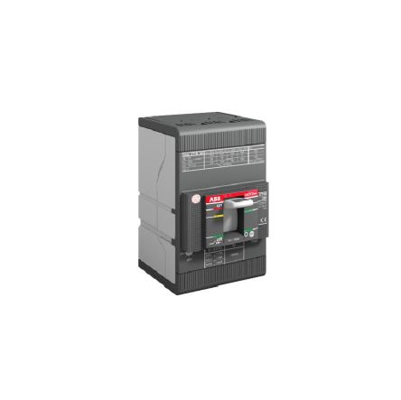 ABB, Tmax XT, Tmax XT Molded Case Circuit Breaker 3-Pole 100A, Breaking Capacity 50 kA, Fixed