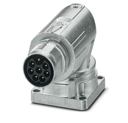 Phoenix Contact Circular Connector, 8 Contacts, Front, M17 Connector, Plug, Male, IP66, IP68, M17 PRO Series