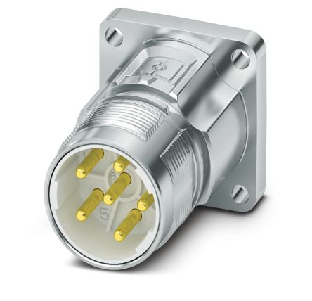 Phoenix Contact Circular Connector, 6 Contacts, Front, M23 Connector, Plug, Male, IP67, M23 PRO Series