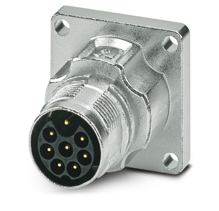 Phoenix Contact Circular Connector, 8 Contacts, Front, M17 Connector, Plug, Male, IP66, IP68, M17 PRO Series