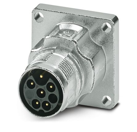 Phoenix Contact Circular Connector, 6 Contacts, Front, M17 Connector, Plug, Male, IP66, IP68, M17 PRO Series