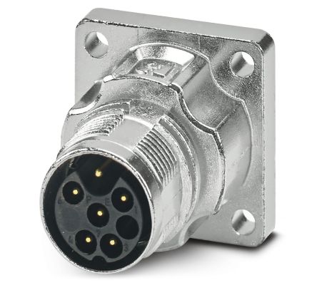 Phoenix Contact Circular Connector, 6 Contacts, Front, M17 Connector, Plug, Male, IP66, IP68, M17 PRO Series