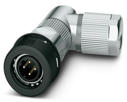 Phoenix Contact Circular Connector, 4 Contacts, Cable, M12 Connector, Plug, IP65, IP67, SACC Series