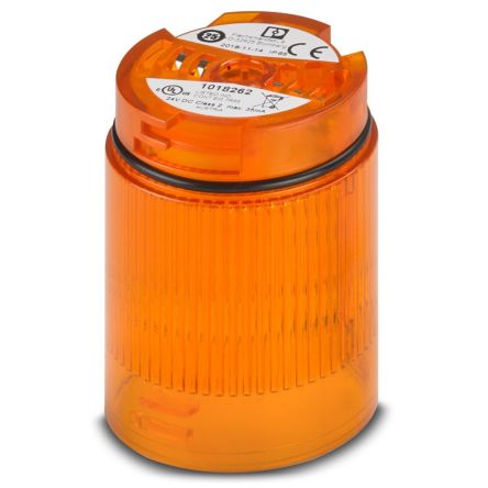 Phoenix Contact PSD Series Orange Flashing Light Element, LED Bulb 24V, DC, IP65