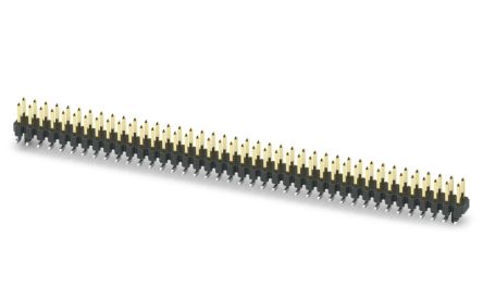 Phoenix Contact Straight Surface Pin Header, 80 Contact(s), 2.54 mm Pitch, 2 Row, Unshrouded