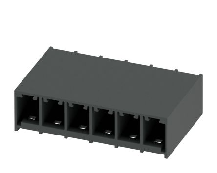 Phoenix Contact PC 6/-G-THR Series Pluggable Terminal Block, 6-Contact, 7.62 mm Pitch, 1 Row, 1190494
