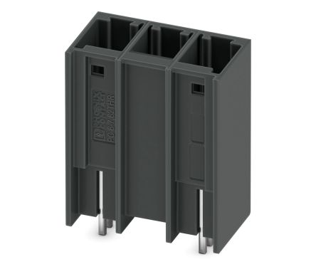 Phoenix Contact PCV 6/-GL-THR Series Pluggable Terminal Block, 2-Contact, 7.62 mm Pitch, 1 Row, 1192607