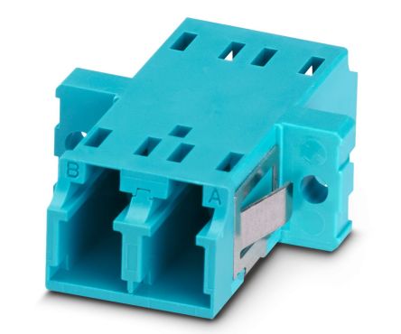 Phoenix Contact 1208070 LC Fibre Optic Adapter, 0.2dB Insertion Loss