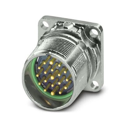 Phoenix Contact Circular Connector, 19 Contacts, Front, M23 Connector, Plug, Male, IP68, M23-1RP1N8AW500S Series