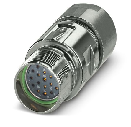 Phoenix Contact Circular Connector, 19 Contacts, Cable, M23 Connector, Socket, Female, IP66, IP68, M23 PRO Series