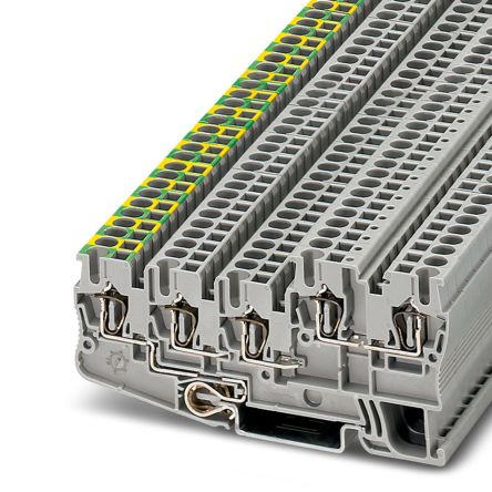 Phoenix Contact 3209060 Terminal Block Grey, 2.5mm², 4-Level, Spring Terminal