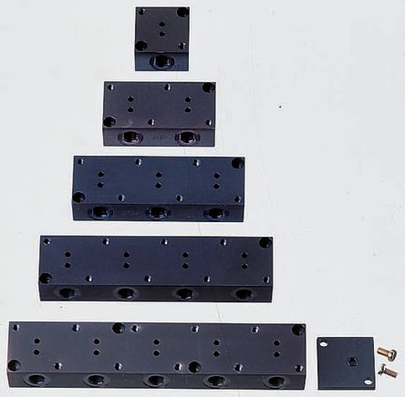 Burkert Solenoid Valve 4-Way Manifold for use with 6014 Solenoid Valve