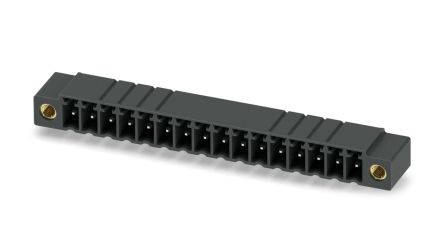 Phoenix Contact MINI COMBICON Series Right Angle Pluggable Terminal Block, 16 Contact(s), 3.5 mm Pitch, 1 Row