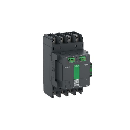 Schneider Electric TeSyS G Contactor, 200V ac/dc, 500 V ac/dc Coil, 4-Pole, 305 A, 20 W 200V, 1 NO/1 NC, 460V