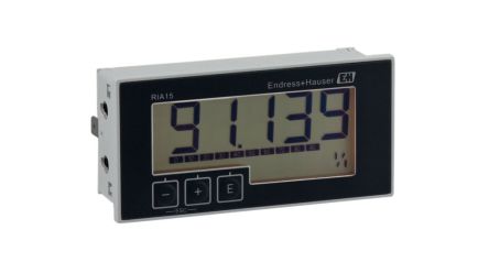 Endress+Hauser RIA15 LCD Digital Panel Multifunction Meter for Current, 45 mm x 92 mm
