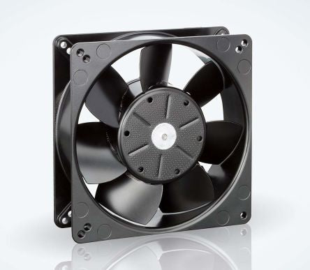 ebm-papst 5100 N Series Axial Fan, 24V dc, 260 m³/h, 9.5 W, 400 mA Max, IP20 135 mm 135mm 38 mm
