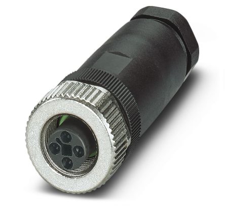 Phoenix Contact Circular Connector, 4 Contacts, Screw, M12 Connector, Socket, IP67