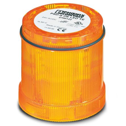 Phoenix Contact Yellow Signal Tower, LED Bulb 24V, AC/DC, IP65