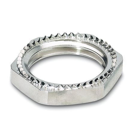 Phoenix Contact Flat Nut, Shell Size M16 x 1.5 for use with Coated Housing Surfaces