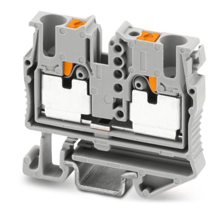 Phoenix Contact 1073602 Feed Through Terminal Block Grey, 2.5mm², 1-Level, Push-in