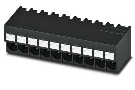 Phoenix Contact PCB Terminal Block, 3-Contact, 5 mm Pitch, Solder, 1 Row