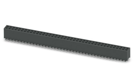 Phoenix Contact 27D/80-SV- 490-1-BR, FQ 1 Series Surface Socket Strip, 2 Row, 1.27 mm Pitch Surface Mount