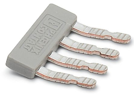 Phoenix Contact EB 4- 5 Series Insertion Bridge for Use with DIN Rail Terminal Blocks
