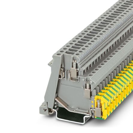 Phoenix Contact 2717113 DOK 1.5-TG Series Terminal Block Grey, 1.5mm², 3-Level