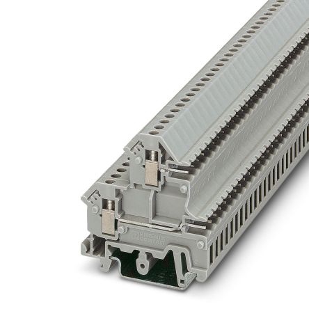 Phoenix Contact 2770943 UKK 3-MSTB-5.08 AU32R Series Double Level Terminal Block Grey, 0.2mm², 2-Level, Screw