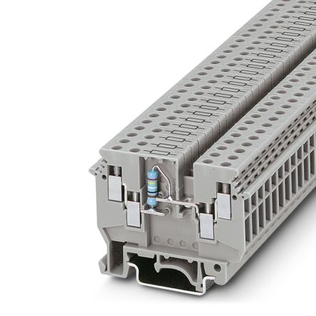 Phoenix Contact 2776032 UDK 4-DUR 5K1 Series Component Terminal Block Grey, 2.5mm², 1-Level, Screw