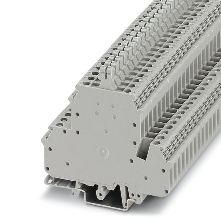 Phoenix Contact 3007055 UKK 5-T Series Disconnect Terminal Block Grey, 4mm², 1-Level, Screw
