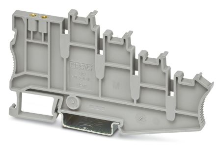 Phoenix Contact PT 2.5-4L/1P-F Series Flange for Use with DIN Rail