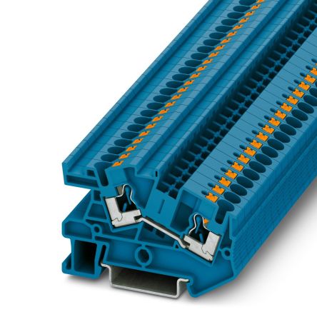 Phoenix Contact 3213971 PTI 4 BU Series Terminal Block Blue, 4mm², 1-Level