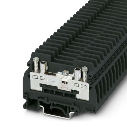 Phoenix Contact 3057348 URTK/S-IB BK Series Disconnect Terminal Block Black, 6mm², 1-Level, Screw