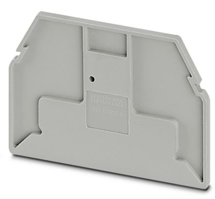 Phoenix Contact D-RSC 5 Series End Cover for Use with DIN Rail Terminal Blocks