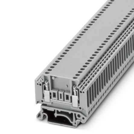Phoenix Contact 3100017 MTKD Series Feed Through Terminal Block Grey, 1mm², 1-Level, Screw