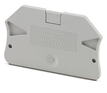 Phoenix Contact End Cover for Use with DIN Rail Terminal Blocks