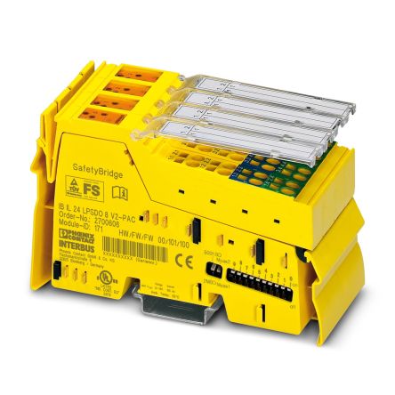 Phoenix Contact IB IL Series Safety Module for Use with Safety Bridge System
