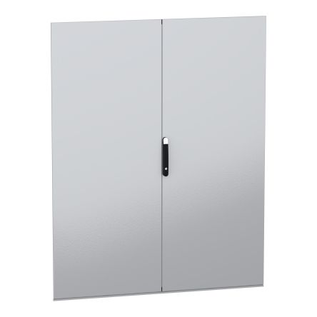 Schneider Electric PanelSeT SFN Kit Series Lockable Sheet Steel RAL 7035 Double Door, 1966 mm H, 1.569m W, 26 mm D, 1966