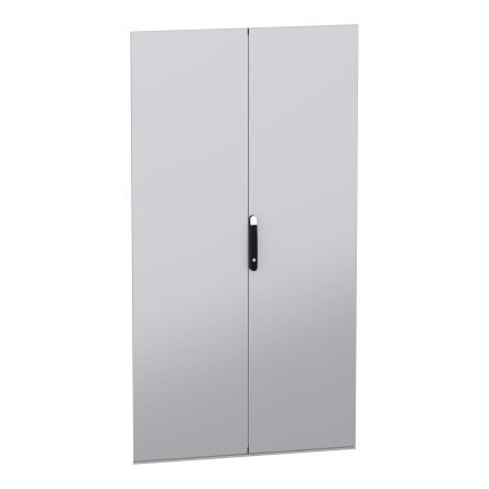 Schneider Electric PanelSeT SFN Kit Series Lockable Sheet Steel RAL 7035 Double Door, 2166 mm H, 1.169m W, 600 mm D,